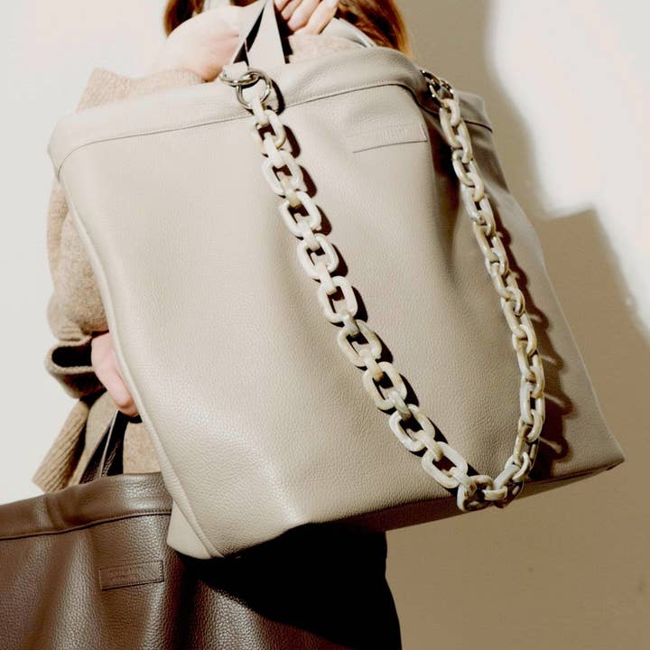 TIEFENBACHER LEHMANN - Wholesale Tote Bag - Women's - TOTE BAG maxi - taupe7