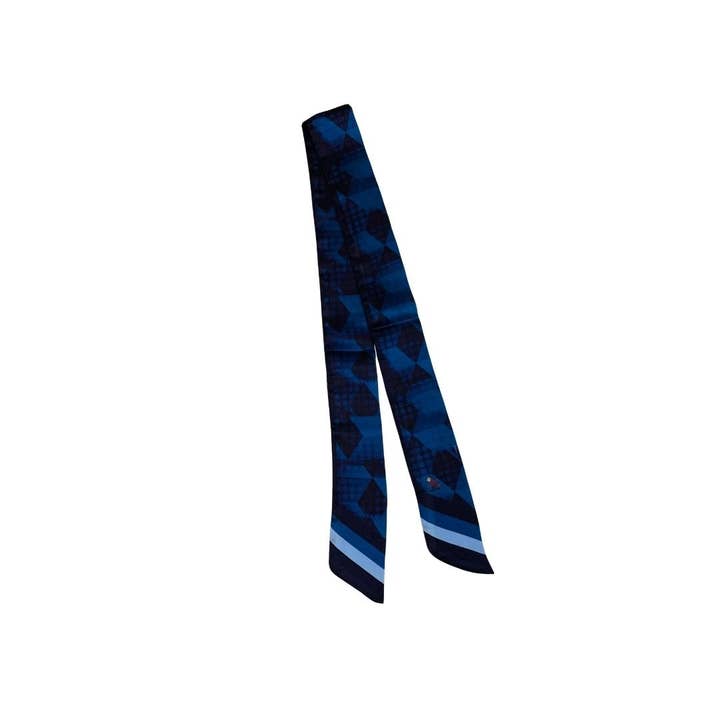 Skinny dobbelt lag tørklæde - Polka Chevron af AVL Designs for engroshandel hos ArtSHINE