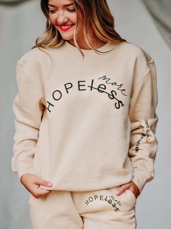 Hope More Sweatshirt for wholesale by Southern Bliss Co.