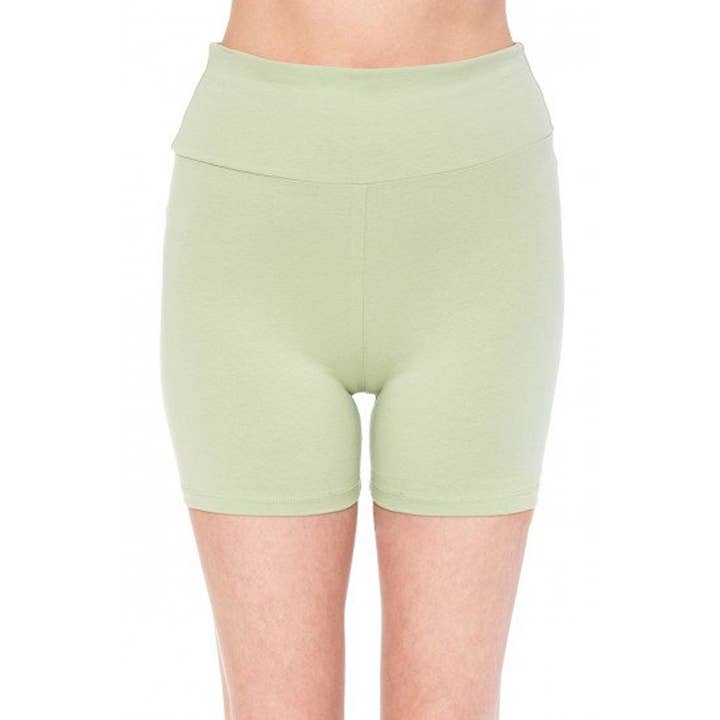HIGH WAIST KNIT BIKE SHORTS for wholesale by UP CLOTHING