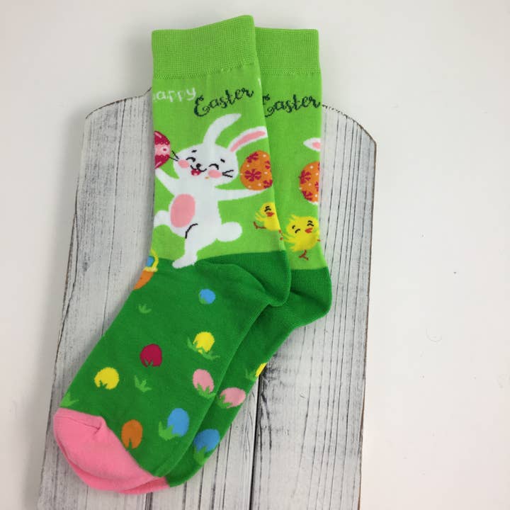 Joyeuses chaussettes de lapin de Pâques pour la vente par SongLily