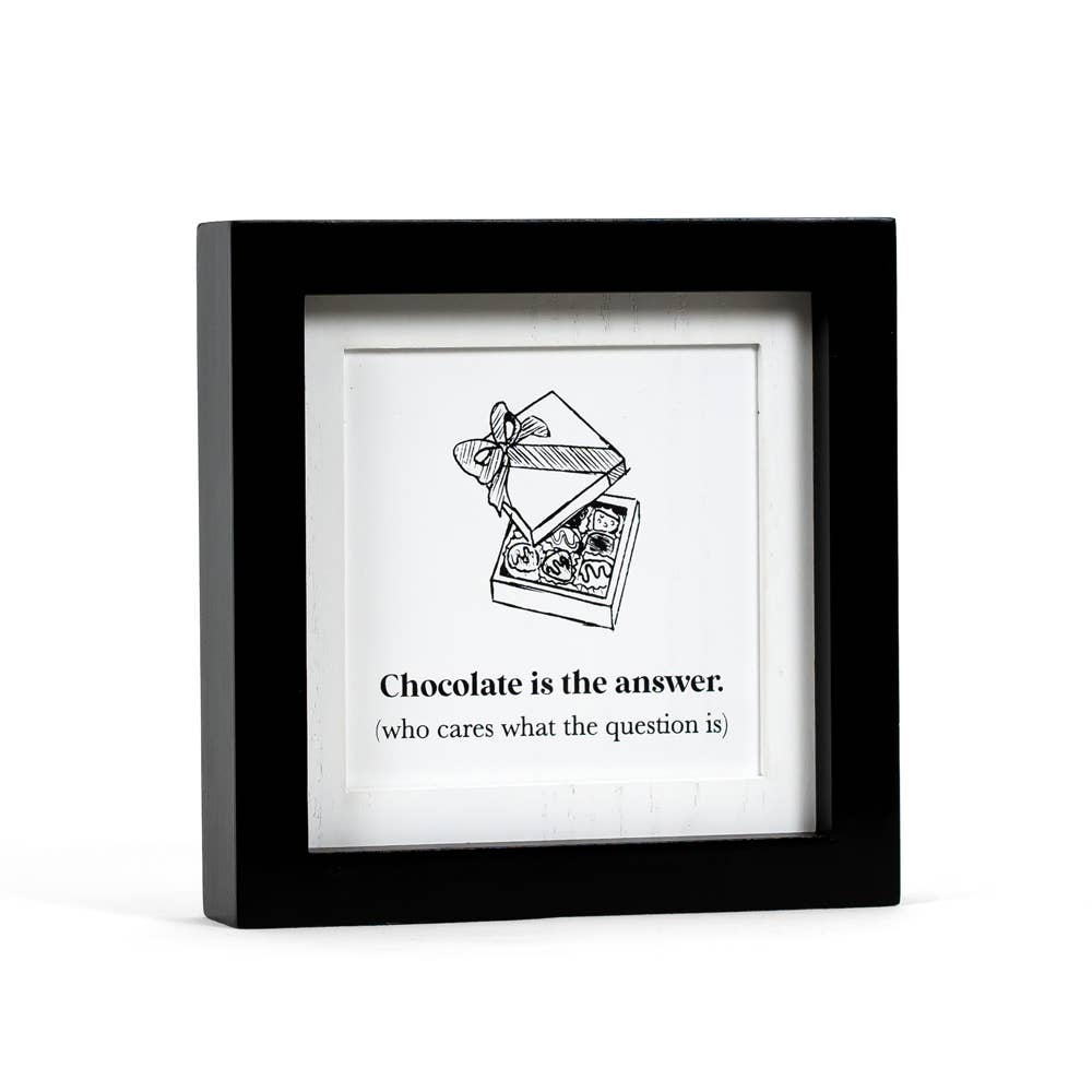 Devanie At Home (Formerly Adams & Co.) - Wholesale Sign - 11842 - 7x7 rvs wd frmd sn (FRUIT/ANSWR)   WINE CLEARANCE3