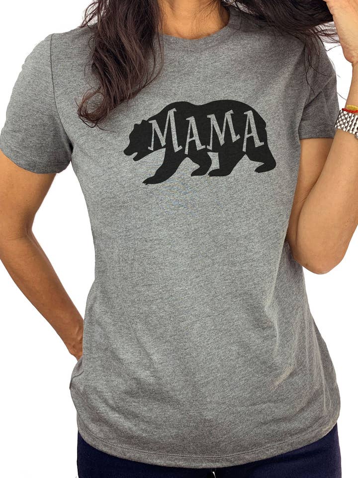 Mama Bear Shirt | Mama Shirt - Mothers Day Gift - Womens Shirt - Mom Day Gift, Wife Shirt, Mama Bear Tshirt Mama Shirt Soft, bear tee for wholesale by EBOLLO