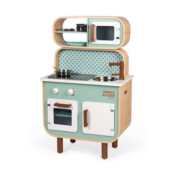 Big Cooker Reverso | Toy Wooden Kitchen | Double Sided for wholesale by Juratoys