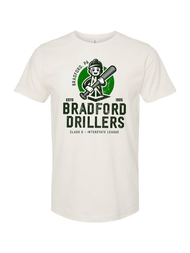 Yinzylvania - Wholesale Screen printed t-shirt – unisex - Bradford Drillers Baseball - 19051