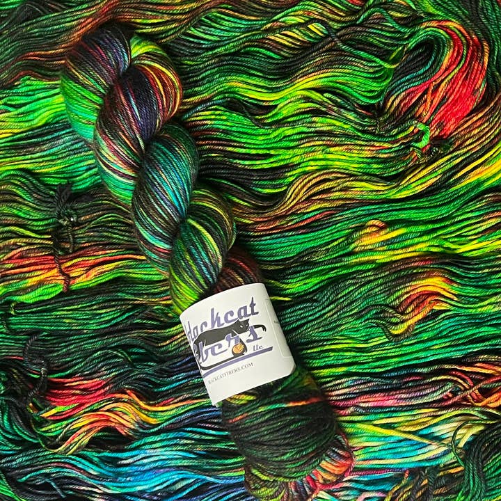 Black Cat Fibers - Wholesale Yarn - Toxic - Essential DK