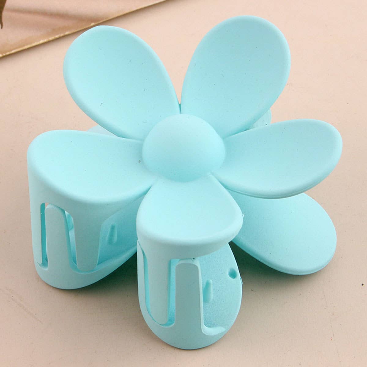 ACCITY - Wholesale Hair Clip - Women's - Matte Floral Hair Claw Clip–Cute & Strong Hold_CWAHA0731021