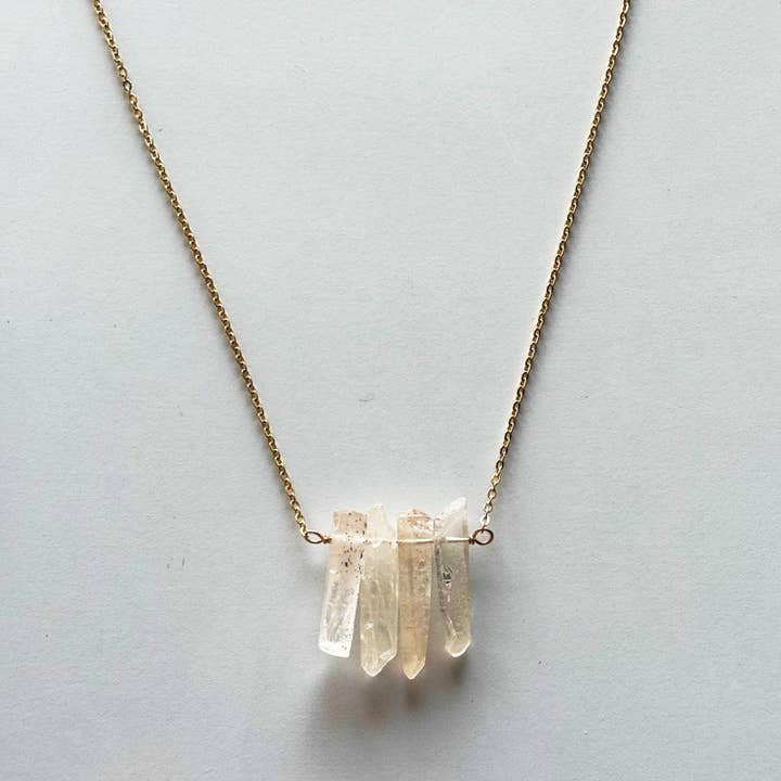 Quartz Point Necklace for wholesale by Peerless Charm