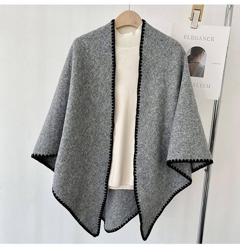 JC Sunny Fashion - Wholesale Scarf - Women's - JC023507 Triangle Embroidered Edge scarf6