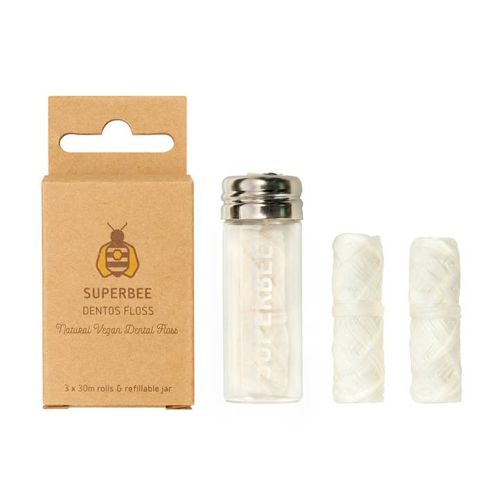 Biodegradable Corn Fiber Dental Floss - Vegan Friendly for wholesale by SuperBee - Eco Living Made Easy