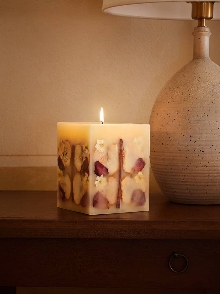 Grote gekruide botanische kaars met appelcider voor wholesale door Refillery Haus