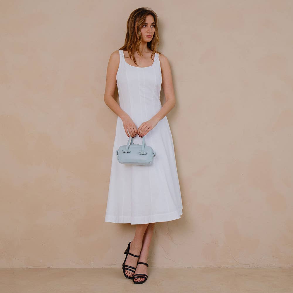 Melie Bianco - Wholesale Crossbody Bag - Women's - Dionne Bone Recycled Vegan Crossbody Bag6