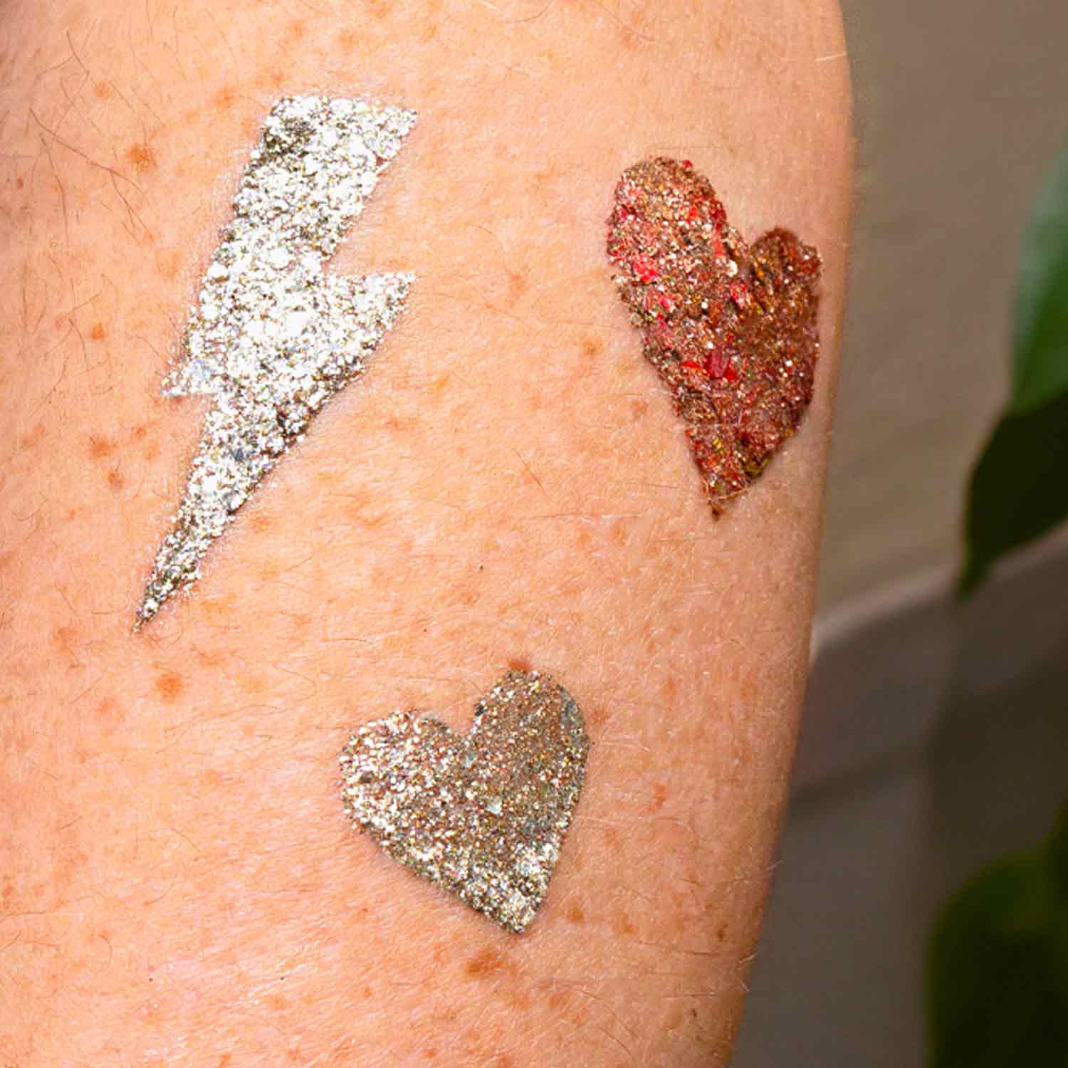 SI SI LA PAILLETTE – Großhandel Körper-Glitzer/-Schimmer – Schablonen-Set6