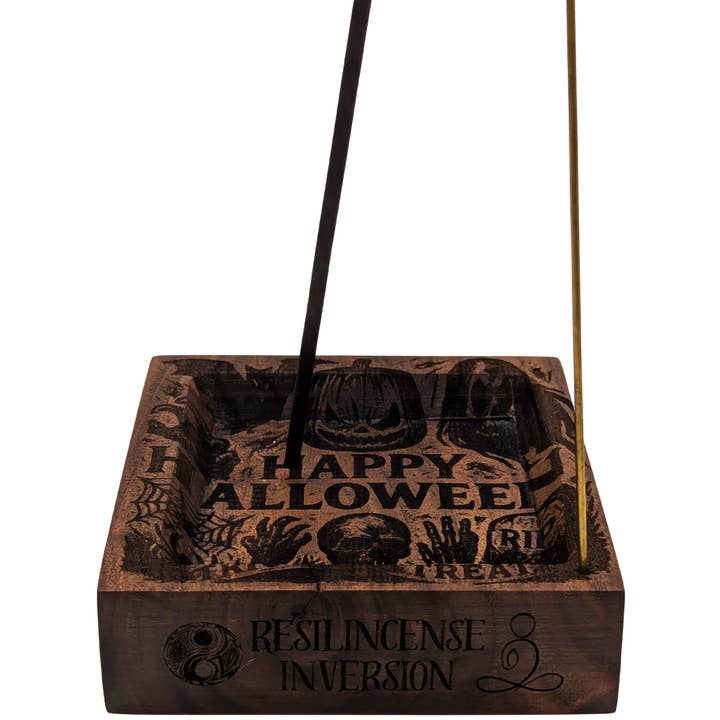 ResilScents WholeSale - Wholesale Incense holder - Inversion Ash Catcher – Crafted Wood & Brass Incense Stand34