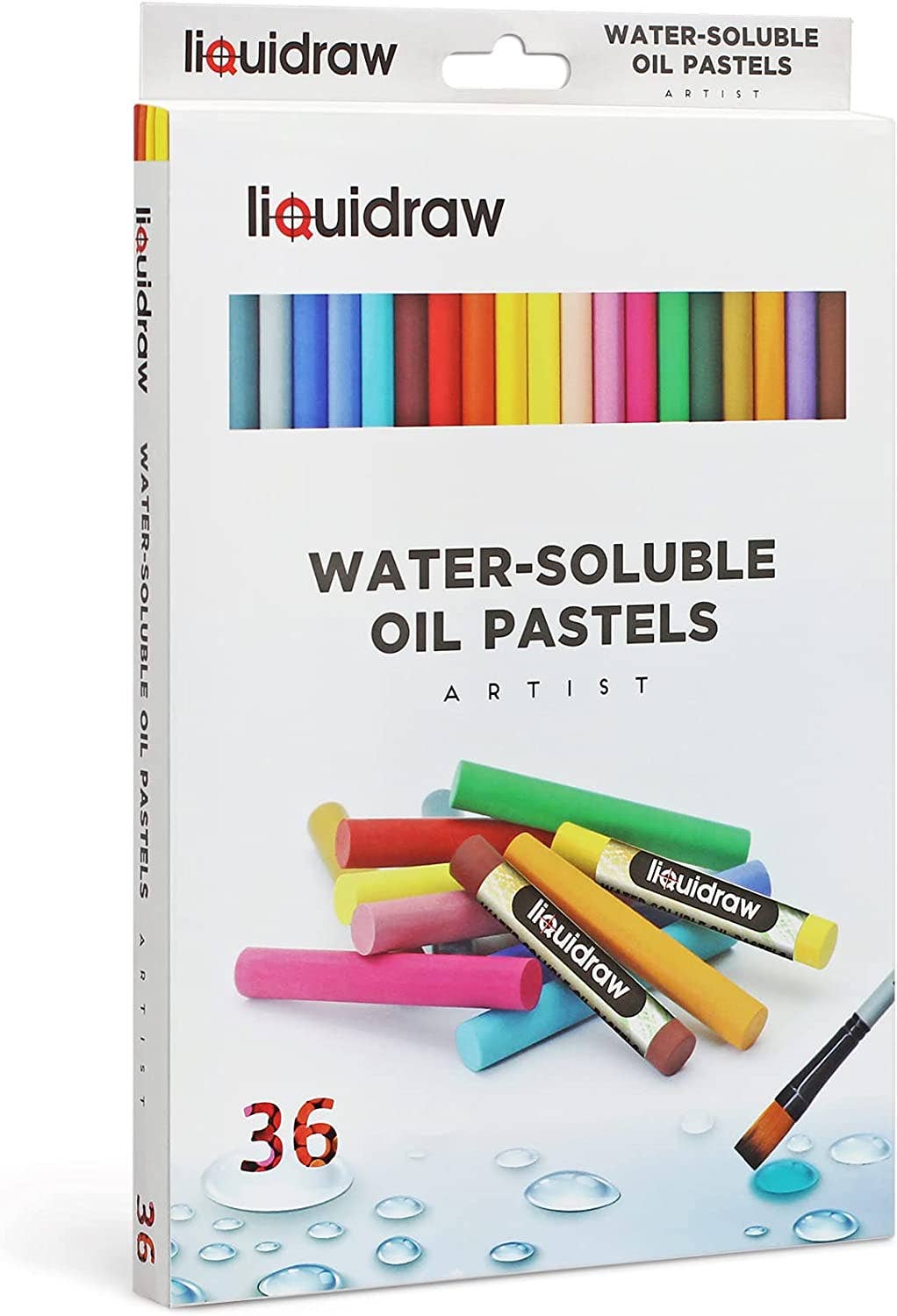 Liquidraw – wholesale Pastels – Liquidraw Oil Pastels Super Soft Water Soluble For Art, 36 Colours Watercolour Blending Oil Pastels Crayons Set For Artists, Students, Kids, Drawing, Sketching & Painting5