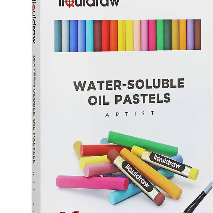 Liquidraw – wholesale Pastels – Liquidraw Oil Pastels Super Soft Water Soluble For Art, 36 Colours Watercolour Blending Oil Pastels Crayons Set For Artists, Students, Kids, Drawing, Sketching & Painting5