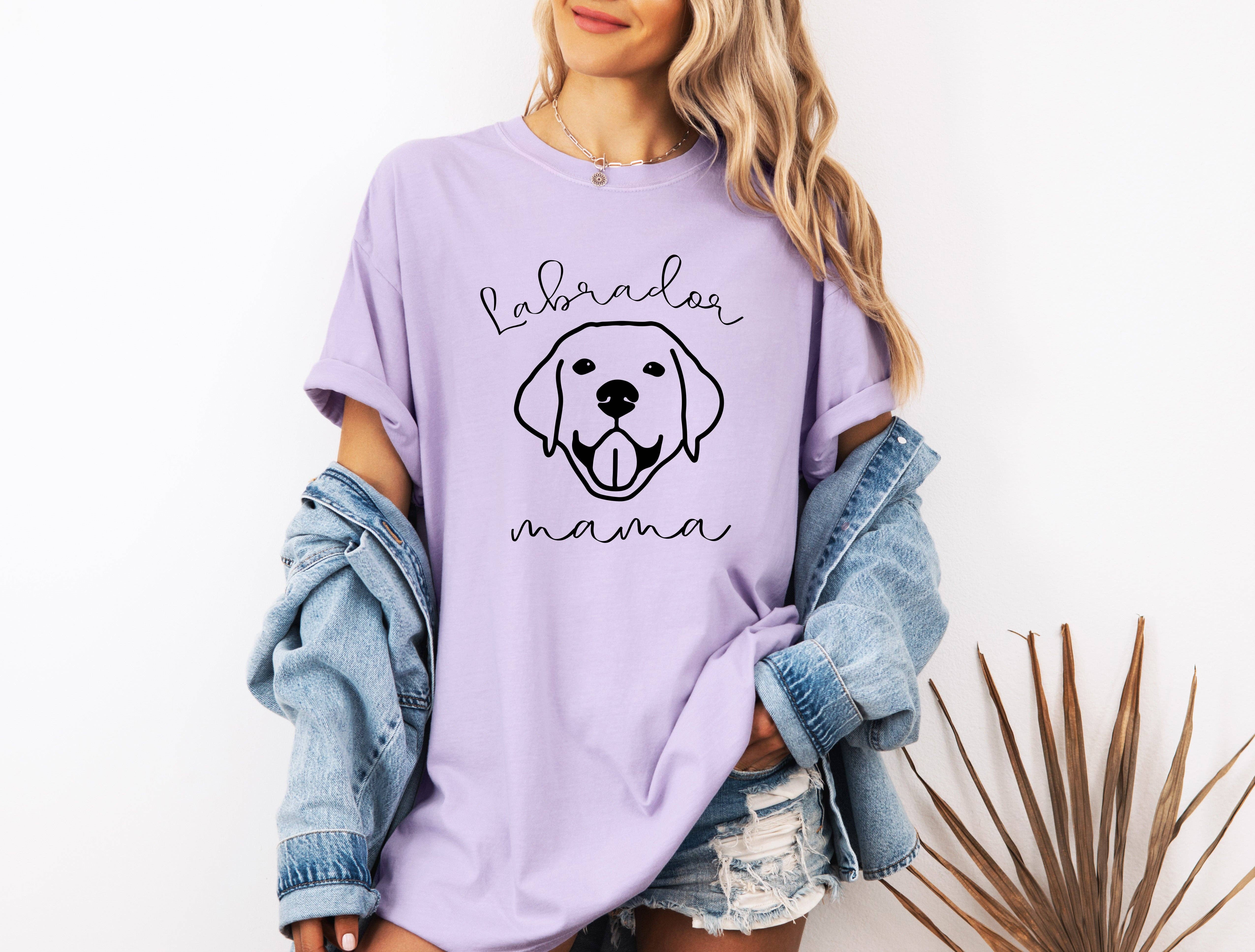 Verita Culture - Wholesale Screen Printed T-Shirt - Women's - Labrador Retriever Dog Mom Comfort Colors T Shirt (Copy)0