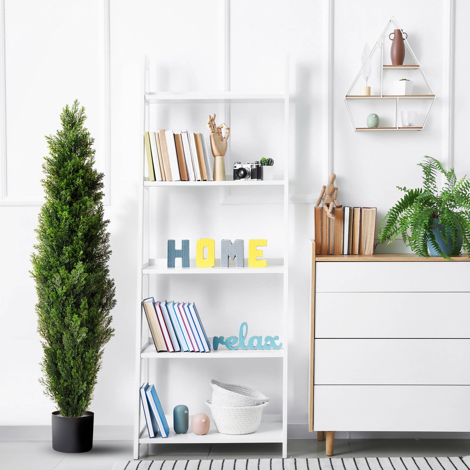 Forever Leaf - Wholesale Artificial Plant - (2 Pack) 48” Artificial Cedar Boxwood Topiary Tree7