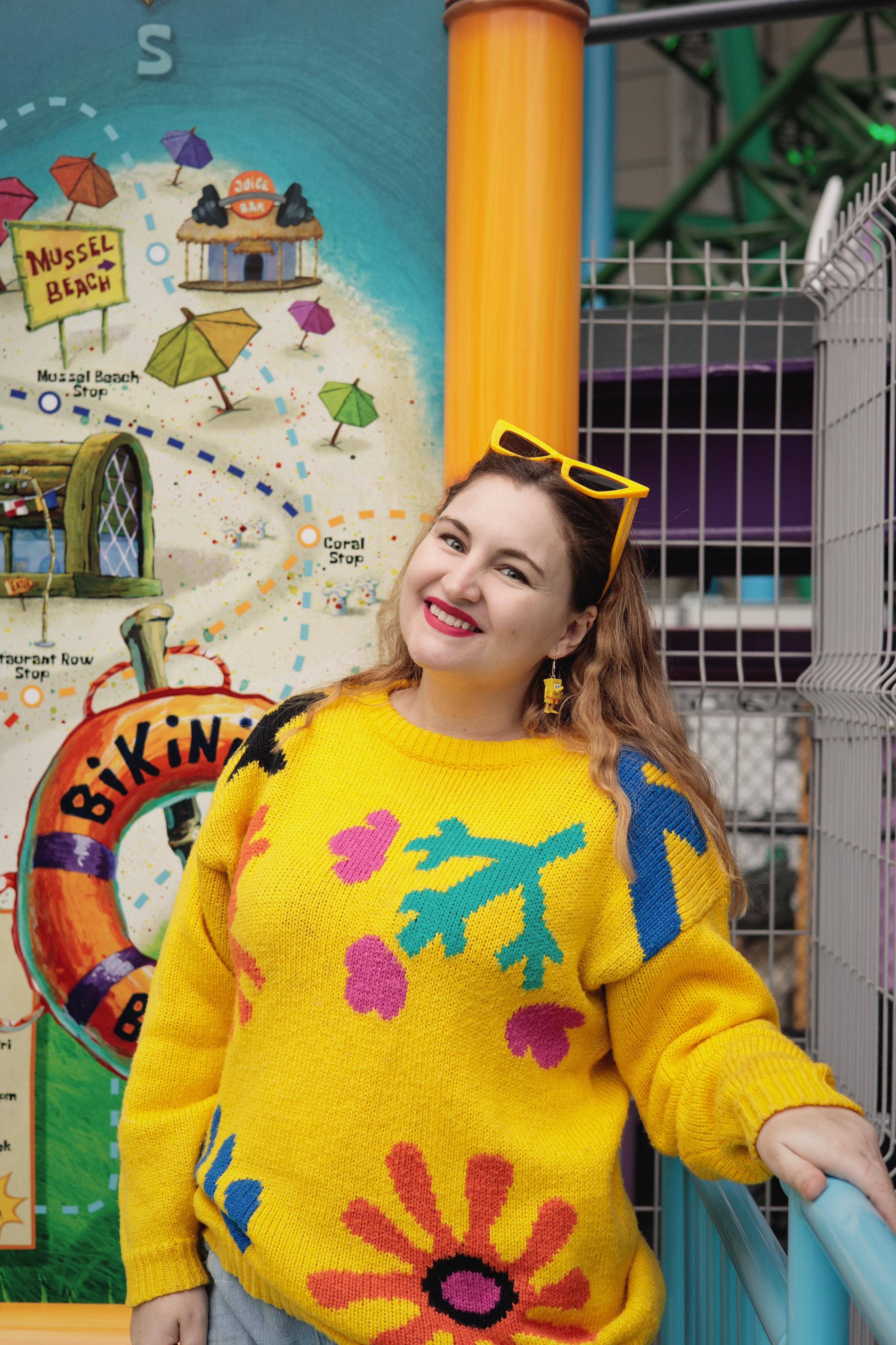 NO RHYME OR REASON ART - Wholesale Dangle Earrings - Spongebob in a Speedo Earrings - 2011 - Vintage, Upcycled4