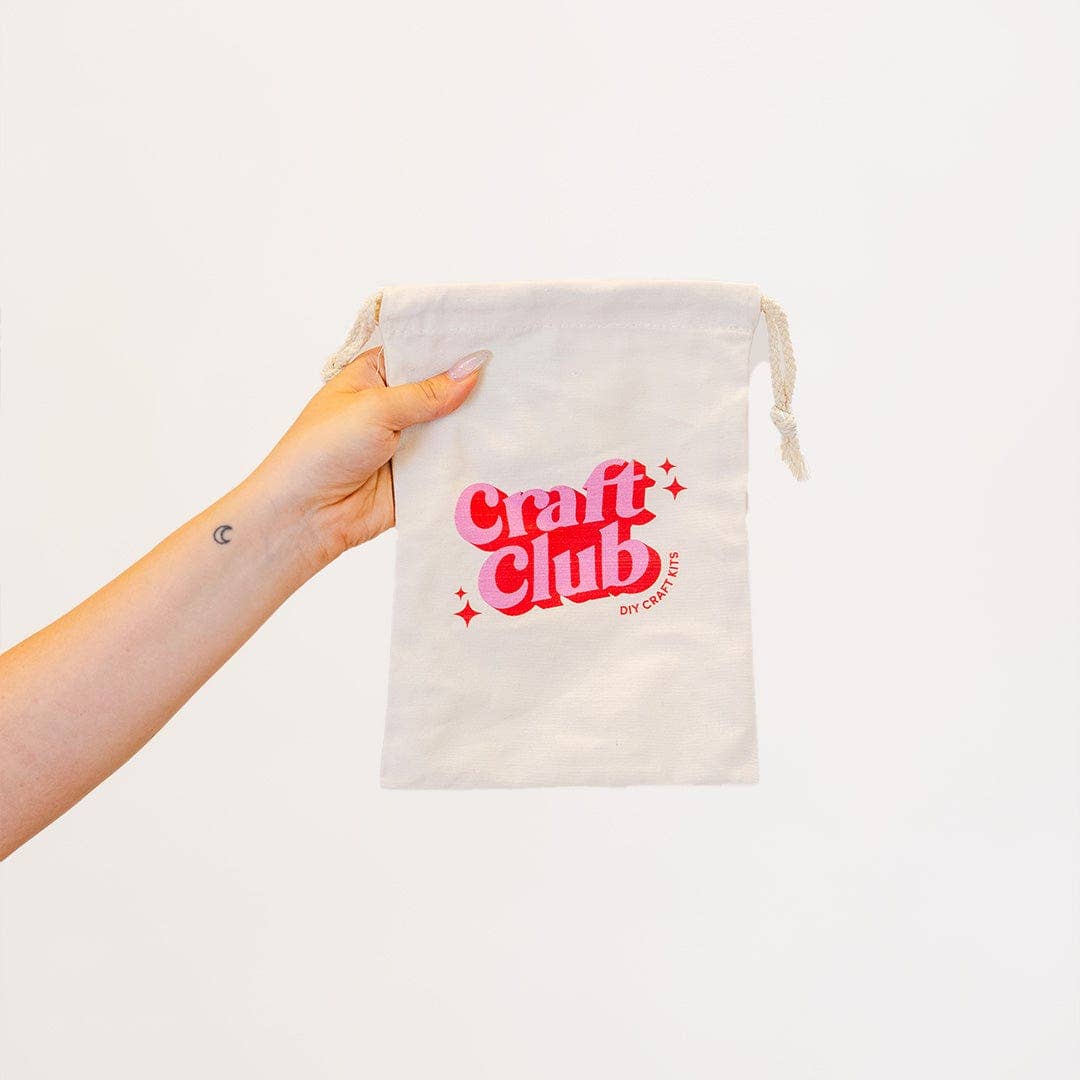 Craft Club – Großhandel Bastelset – Schwarzes Gingham - Gewebtes Tragetaschen-Kit4