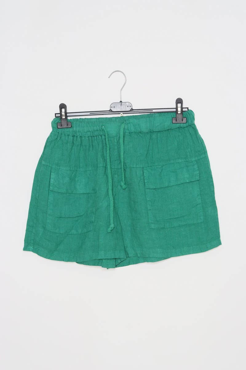 LÉA & LUC - Wholesale Korte broeken - Dames - Korte broek van 100% linnen REF. 85707