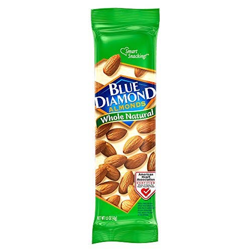 Blue Diamond Almonds Diam Almd Whole Natr Tube 12 Per Box for wholesale by Shop The King