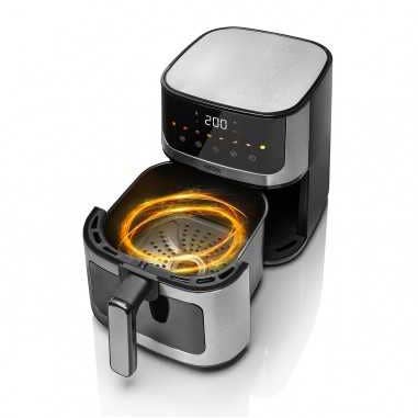 Haeger - Wholesale Kitchen Appliance - HAEGER Magic Window Digital Oil-Free Fryer - 4.7 L, 8 Programs, Digital Screen, 1200W2
