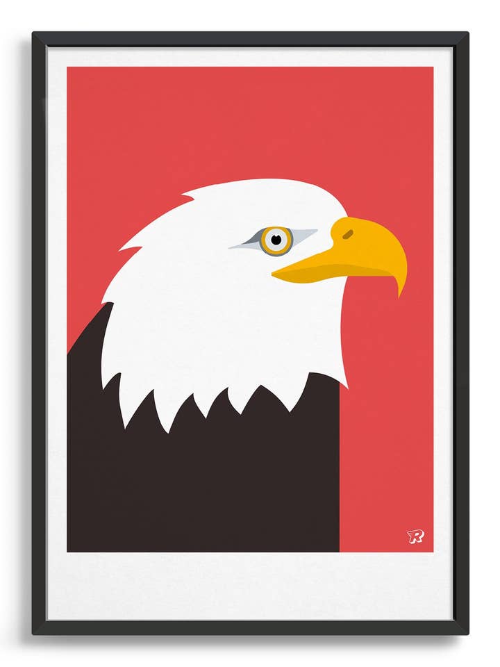 Vogel-Kunstdruck — Weißkopfseeadler für den Großhandel von Rocket Jack