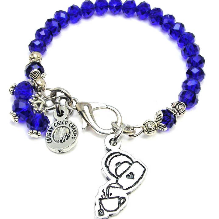 Adorable Bouilloire Verser Tasse De Thé Splash De Couleur Cristal pour la vente par Chubby Chico Charms