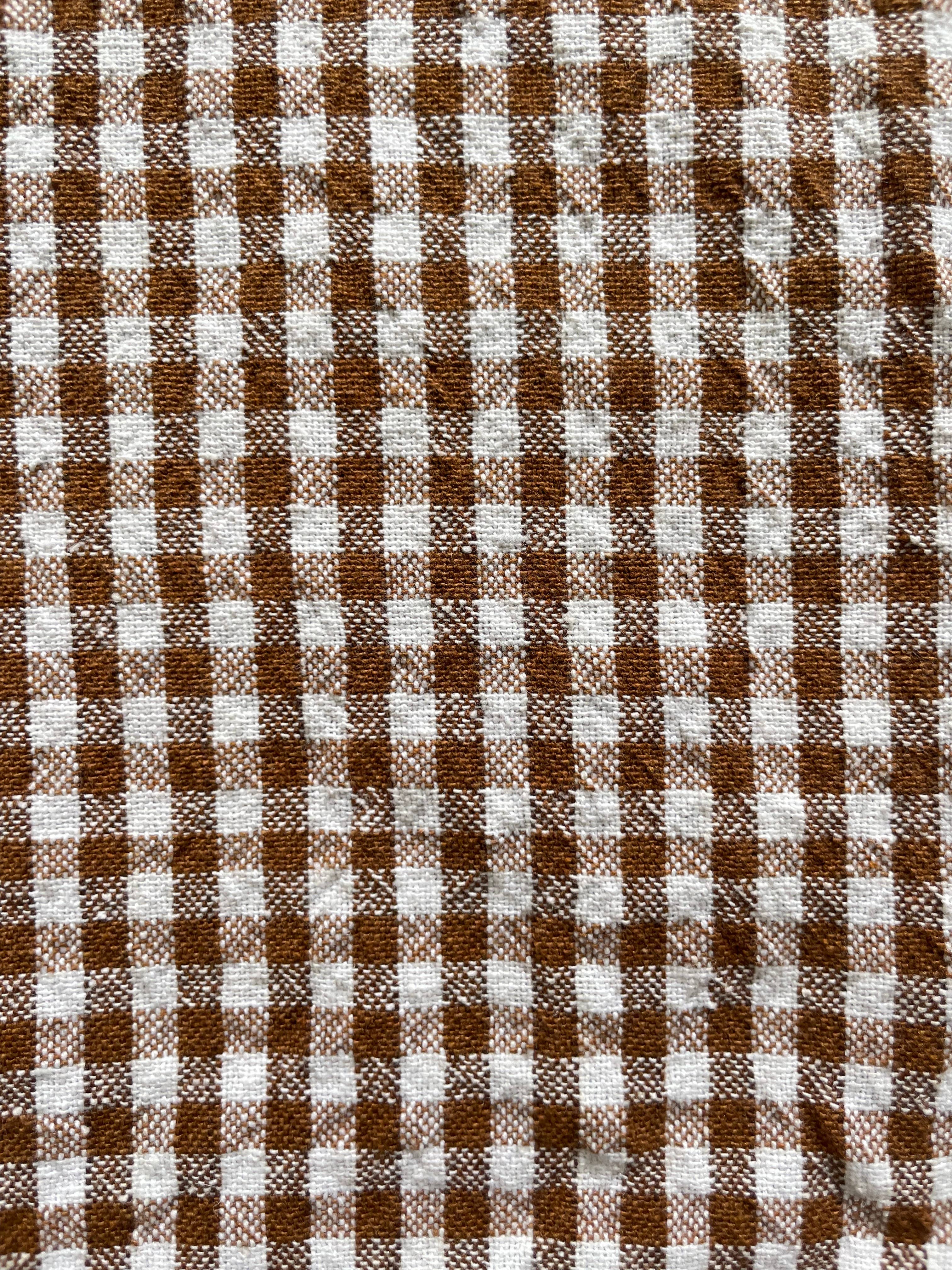 Parekh Bugbee – wholesale Tea towel – Organic Cotton Gingham Kitchen Towel - Chocolate4