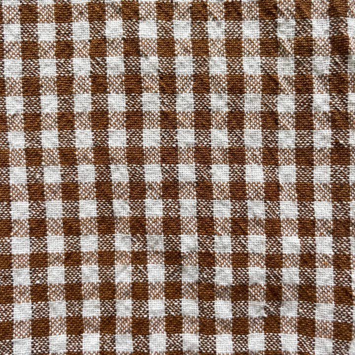 Parekh Bugbee - Wholesale Tea Towel - Organic Cotton Gingham Kitchen Towel - Chocolate4