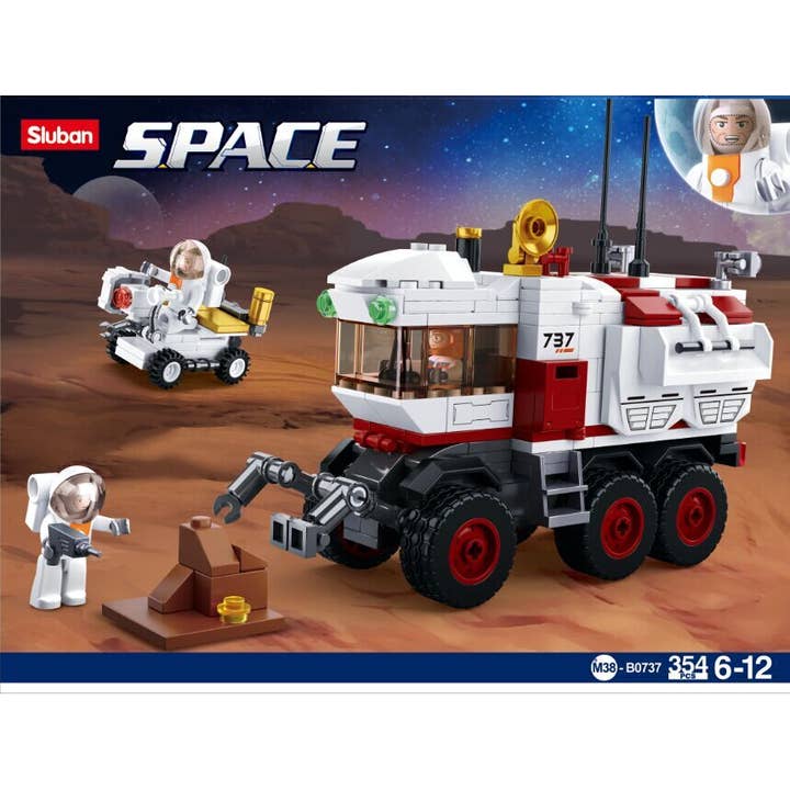 Kit de tijolos para construção Space Mars Rover (354 unidades) por atacado de Texas Toy Distribution