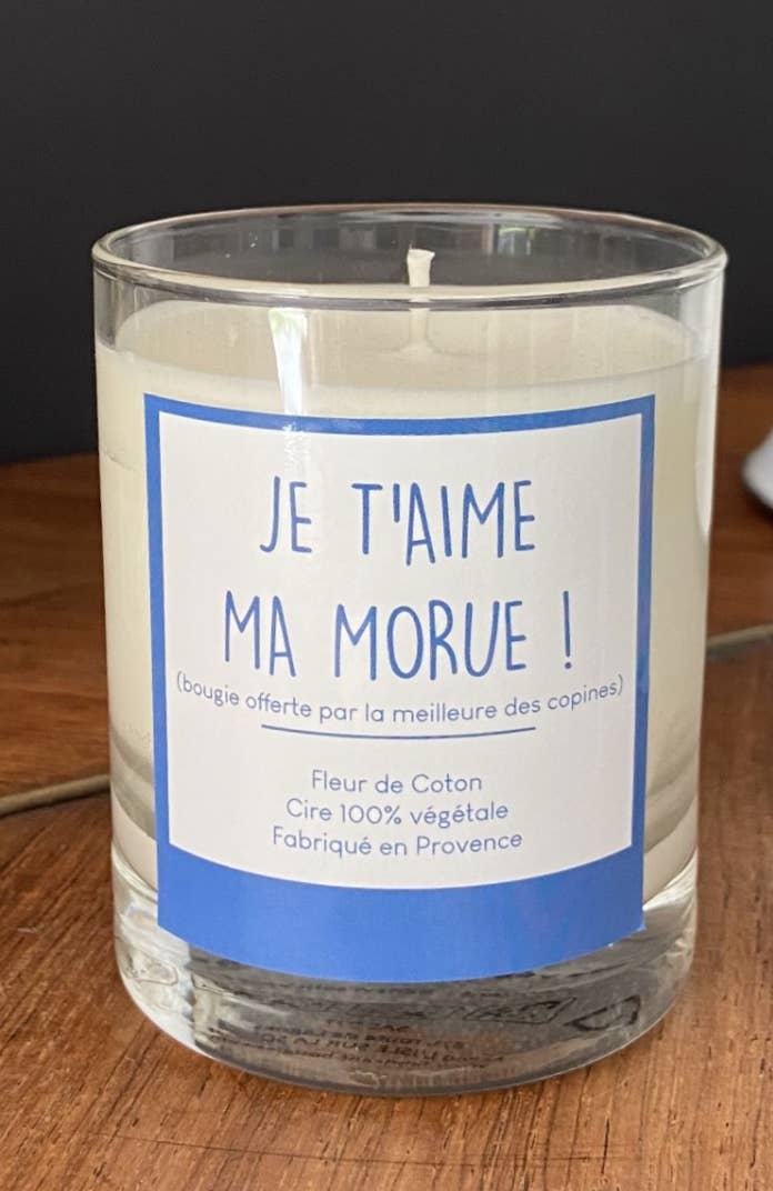 Les Vilaines Filles - Wholesale Jar/Filled Candle - Candle "I love you my cod"