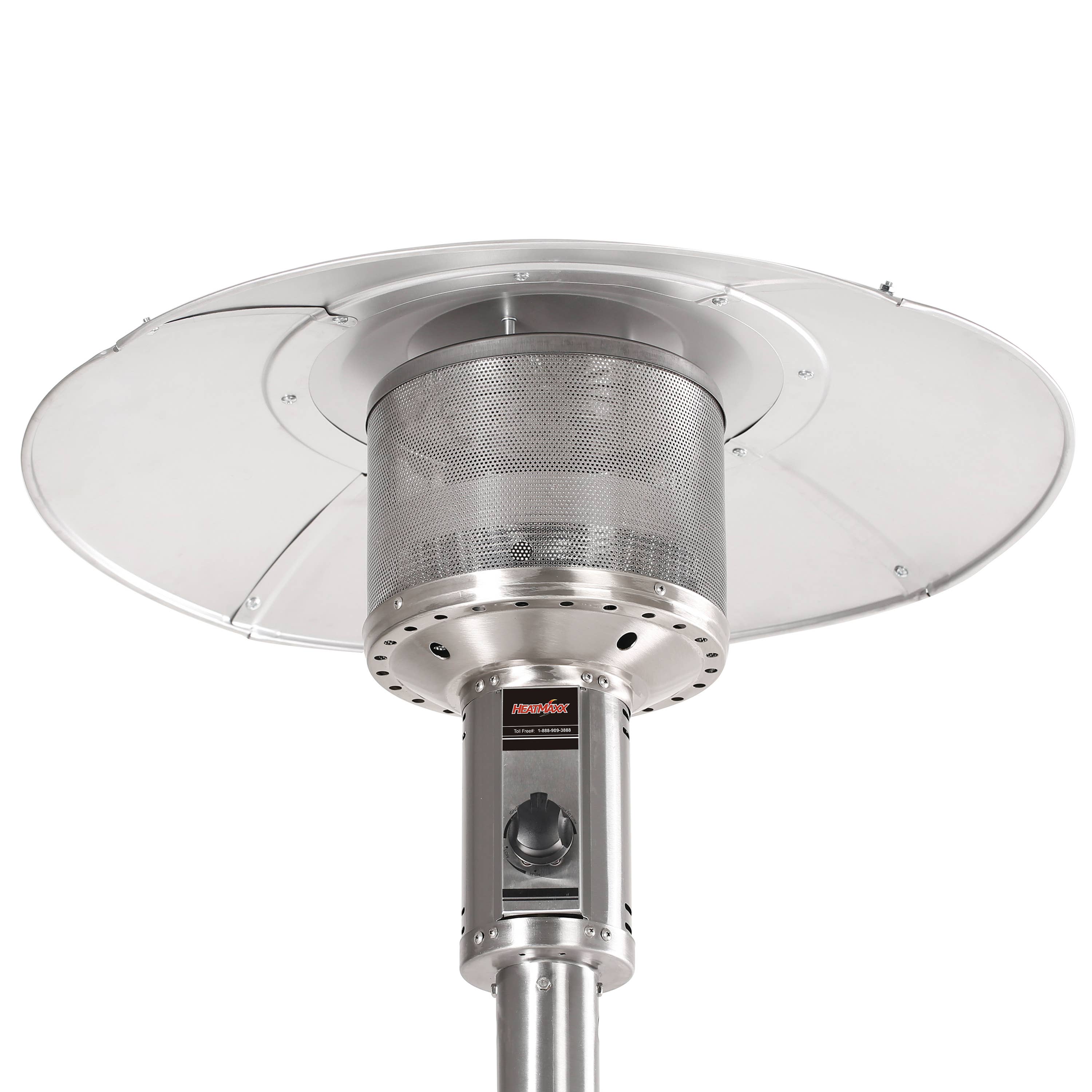SHINERICH - Vendita all'ingrosso Lampada riscaldante da esterno - Riscaldatore a gas per patio Heatmaxx da 48.000 BTU in acciaio inossidabile12