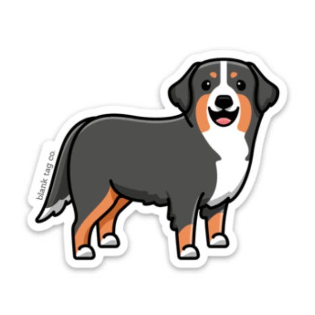 Blank Tag Co. Stickers - Waterproof Stickers - Wholesale Sticker - Blank Tag Co.® Bernese Mountain Dog Waterproof Sticker0