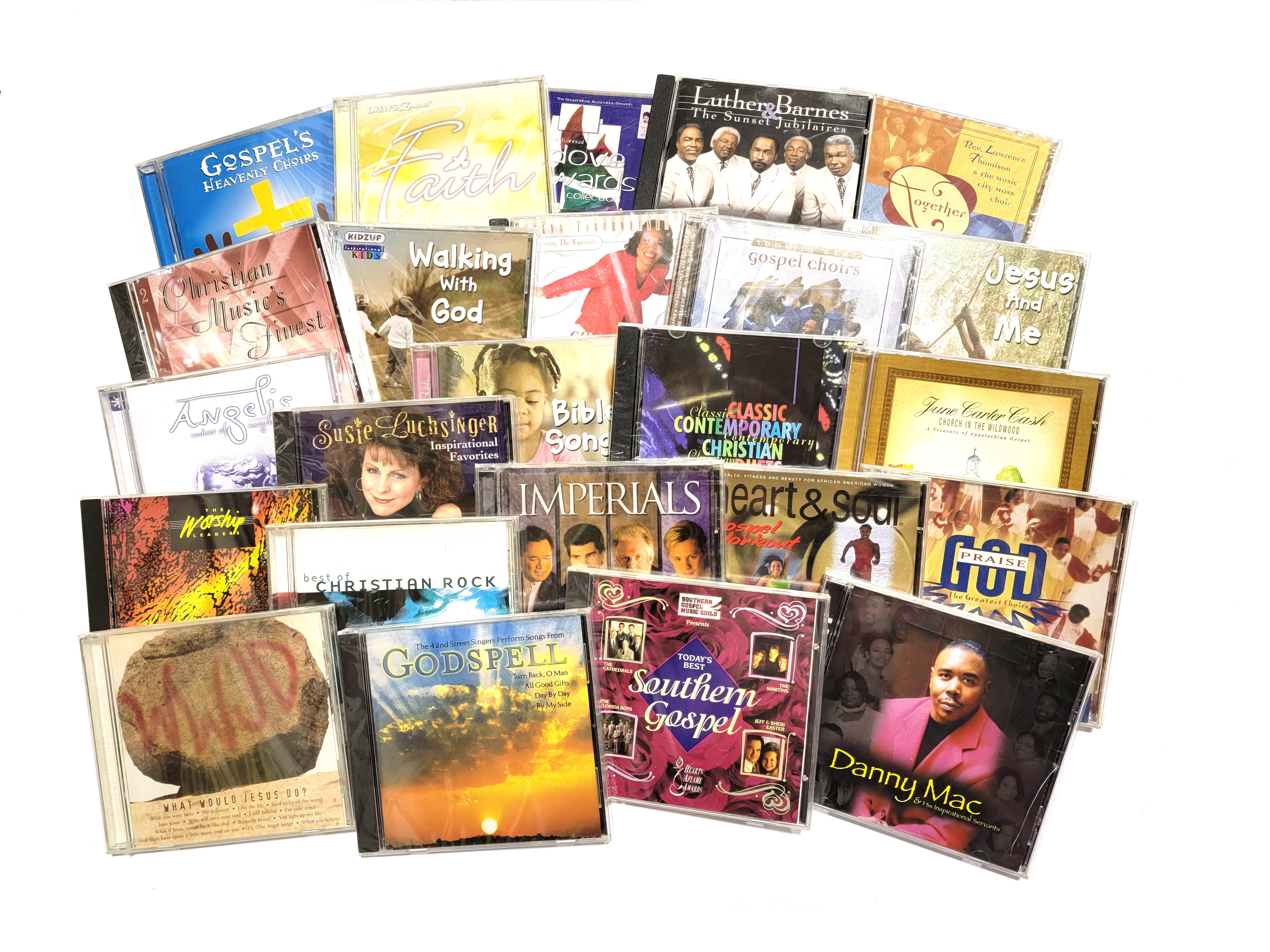 Fresh Prints of CT - Wholesale Music Accessory - Giant Vintage CD Collection Closeout0