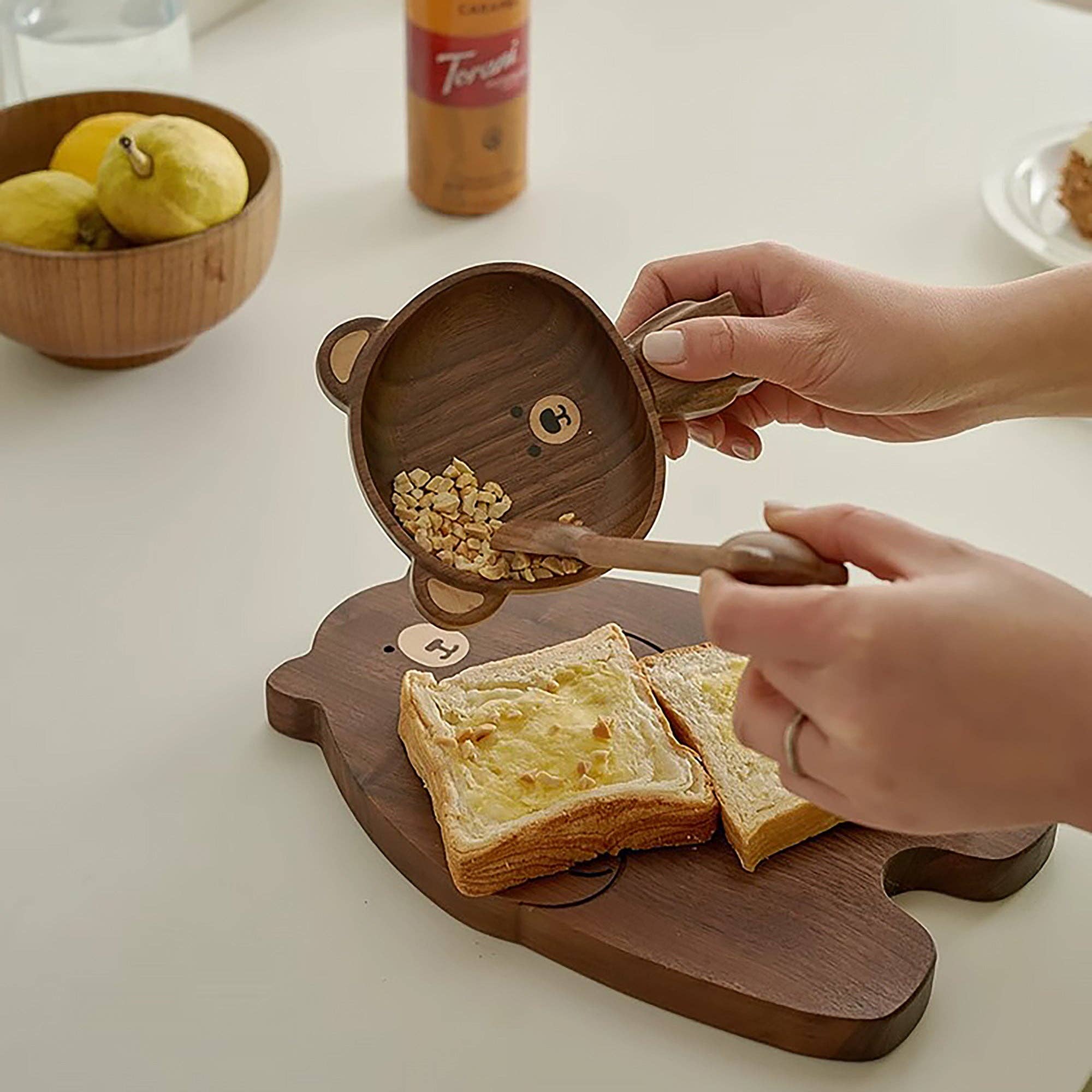 MinoCraft - Wholesale Serving Utensil - Handmade walnut tableware7