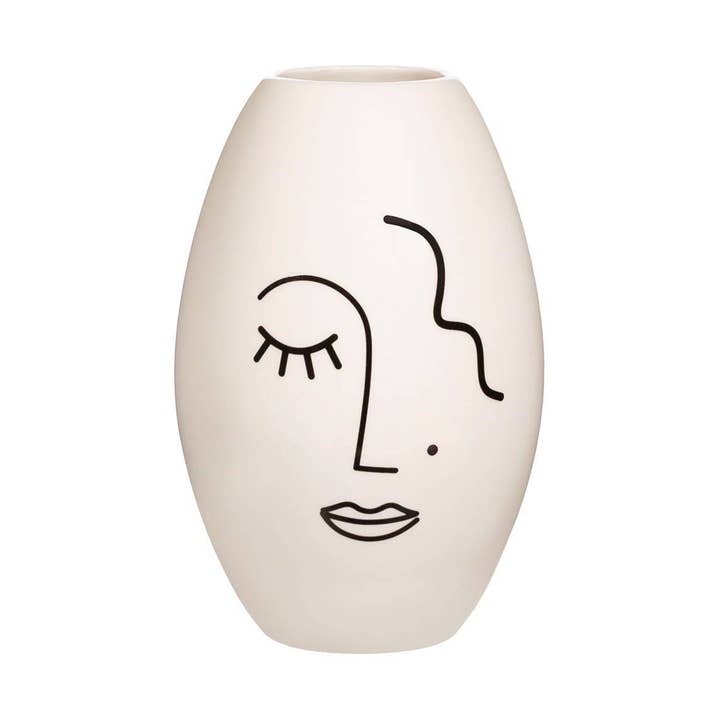 Vaso Grande de Rosto Abstrato por atacado de Sass & Belle Europe