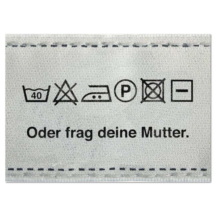 Postcard “Wash Sheet” for wholesale by Rabenmütter Verlag UG