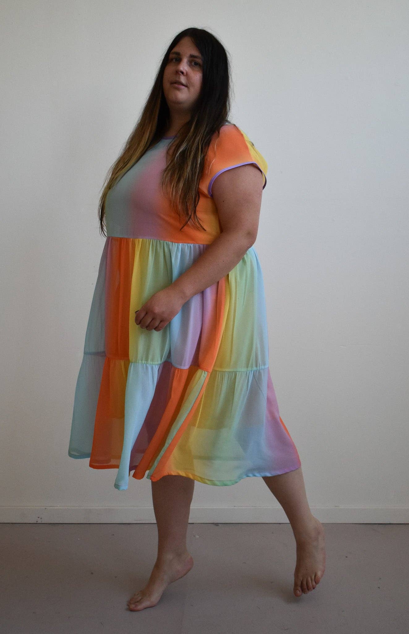 Altar - Wholesale Dress - Women's - Prism Dress in Sunrise15