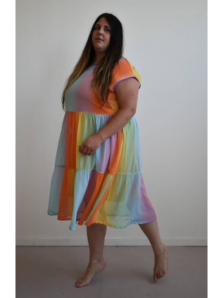 Altar - Wholesale Dress - Women's - Prism Dress in Sunrise15