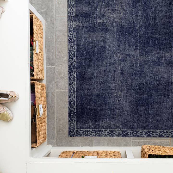 Evelyn FloorFlat | Navy for wholesale by Carolina Creekhouse