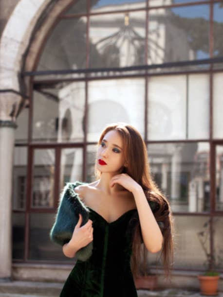 corsettery - Wholesale Dress - Women's - Mermaid long velvet corset dress. Gothic, steampunk velvet dress, vampire dress7