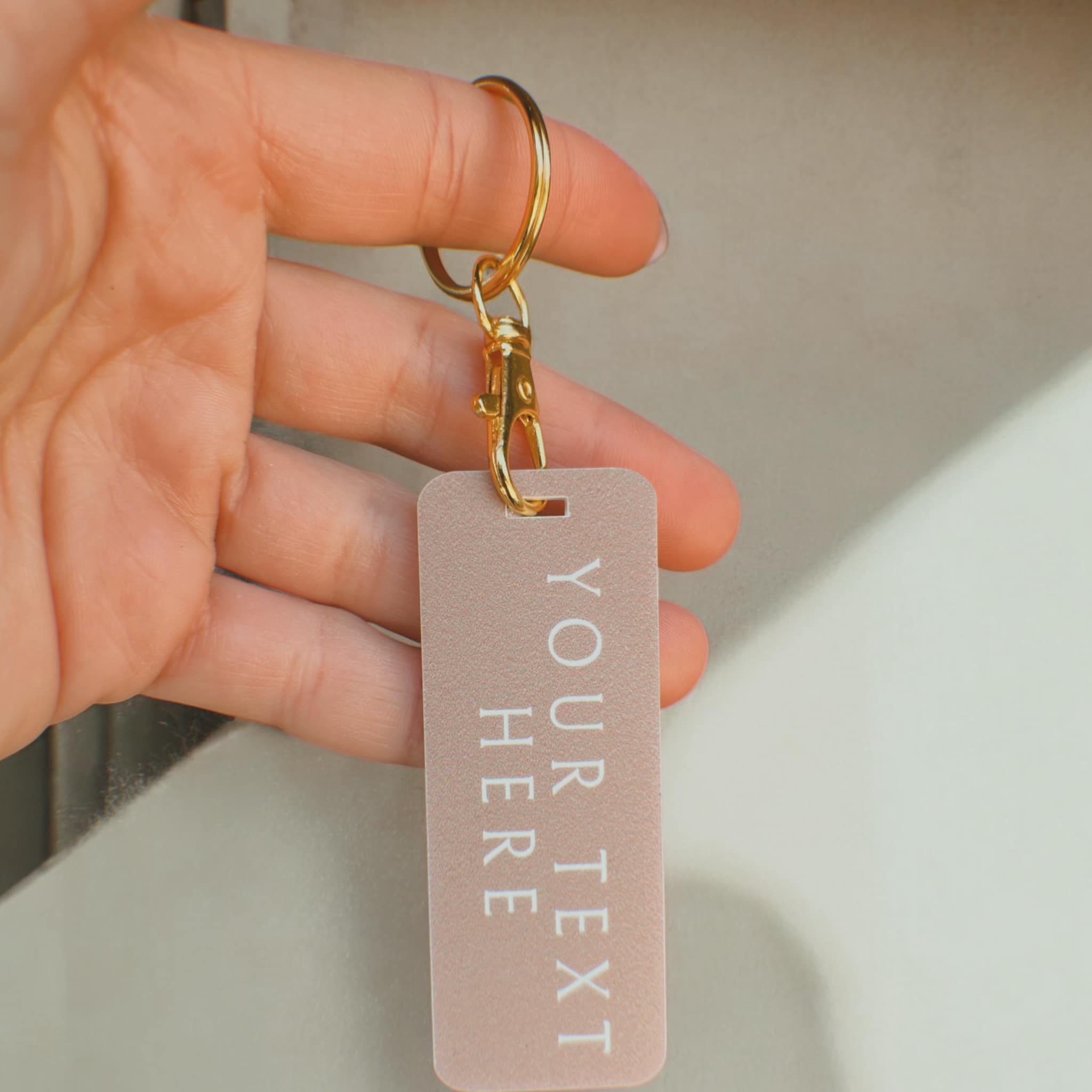 GoneWestDesigns – wholesale Nyckelring - Unisex – Din text här Företagsanpassad nyckelring1