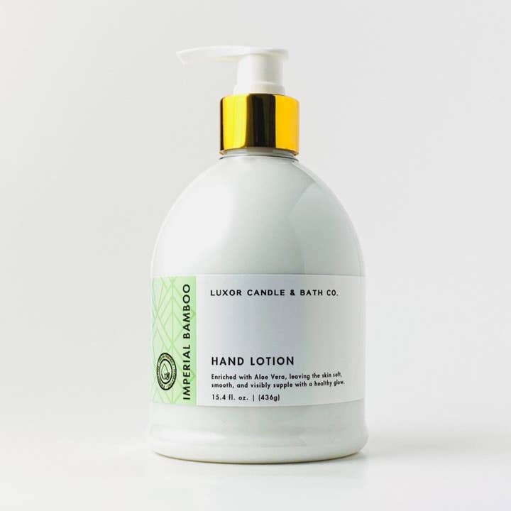 Imperial Bamboo Hand Lotion for wholesale by Luxor Candle & Bath Co.