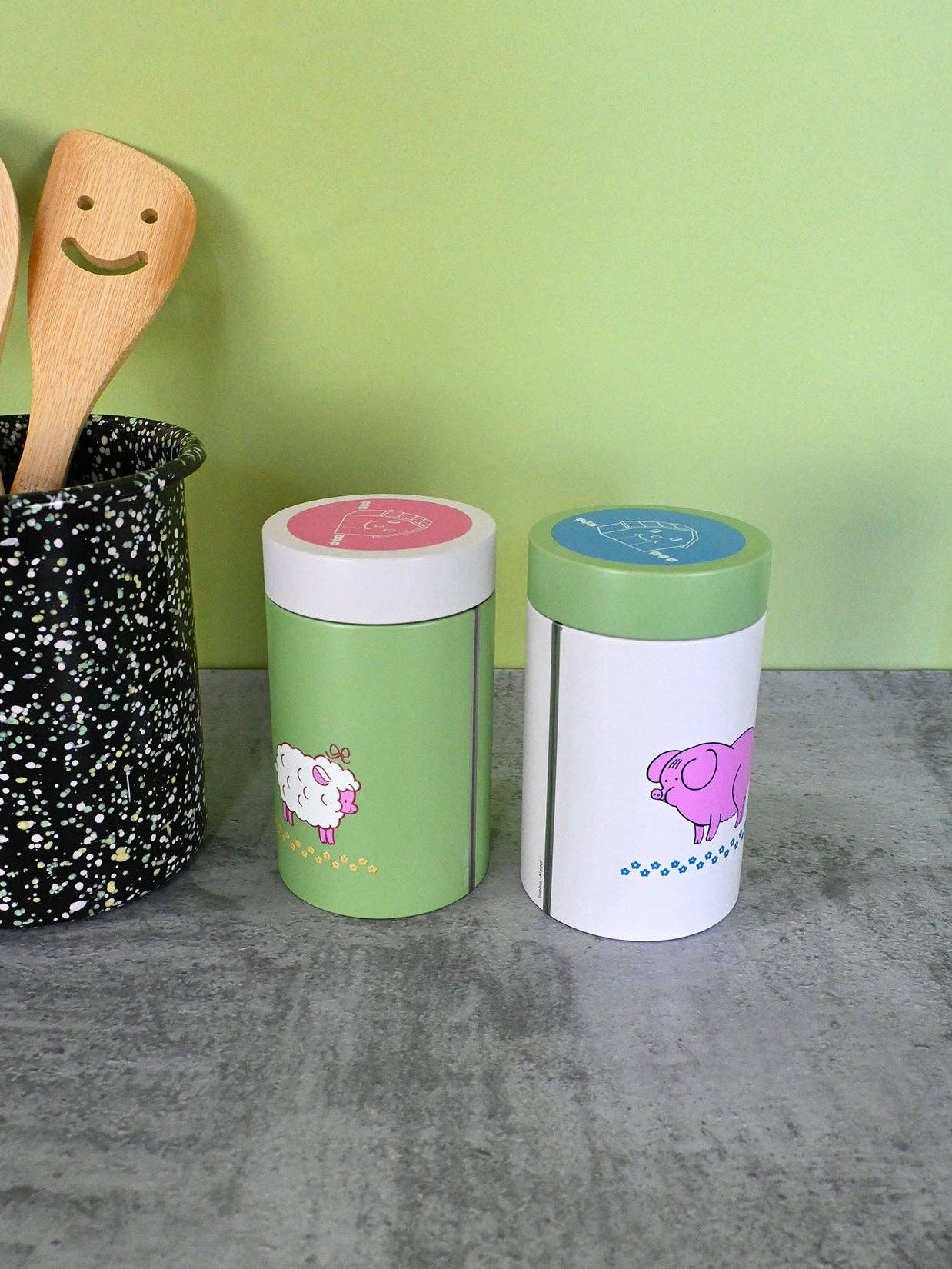 Natali Koromoto - Wholesale Canister - "Farm Girlies" Mini Tin Canister4