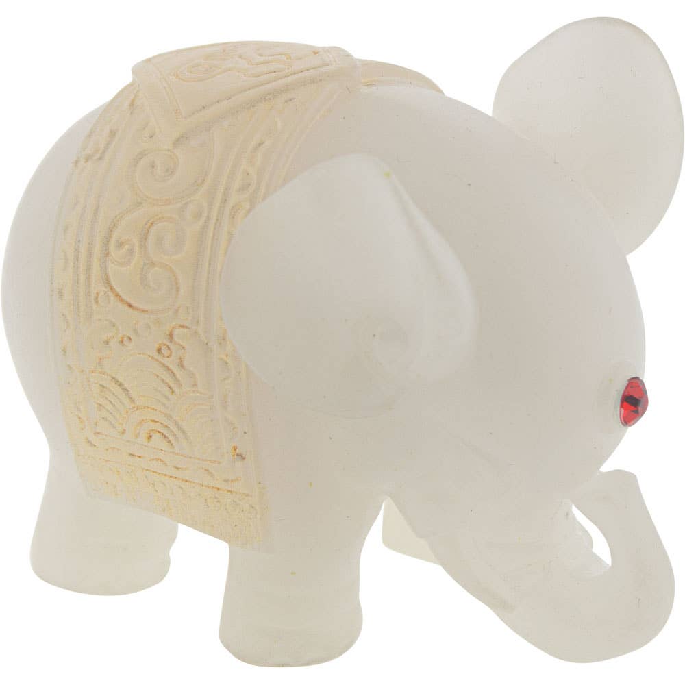 Kheops International - Wholesale Decorative Figurine - Polyresin Feng Shui Figurine White Elephant (Each)0