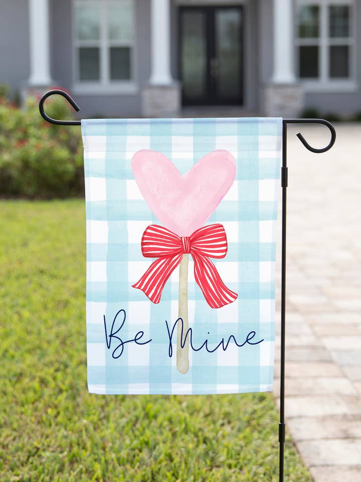 Forårshaveflag – Hjerte-slikkepind for engroshandel hos The Navy Knot