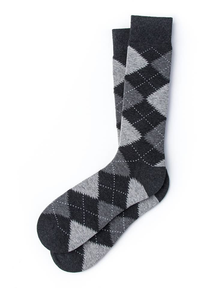 Alynn - Wholesale Socks – Men's - Argyle Assassin Carded Cotton Socks by Alynn7