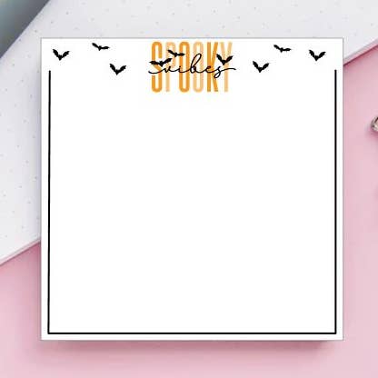 Spooky Vibes - Halloween - Stationery - Gifts for wholesale by Wild & Wicked Designs